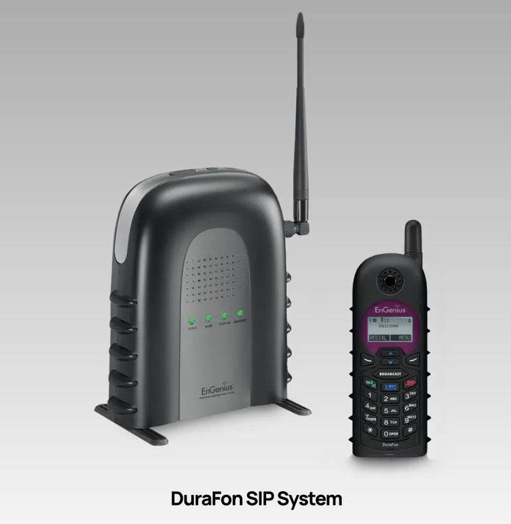 Engenius Durafone SIP Long Range Phone System - Four Handsets Switch Incorporated